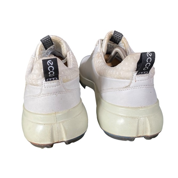 Ecco Biom H4 Hybrid GTX Golf Shoe 43 9.5 White Leather Waterproof Minimalist - Picture 7 of 12